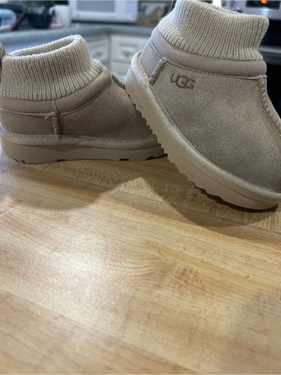 UGG Other - UGG Kids Sand Knit-Cuff Suede Boots